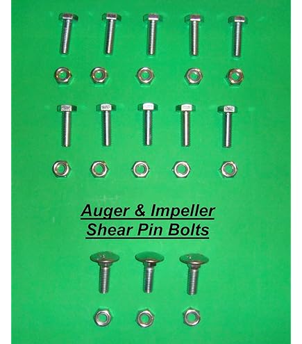 Amazon.com: Impeller Shear Pin Bolts HSS724A HSS928A HSS1332A 3